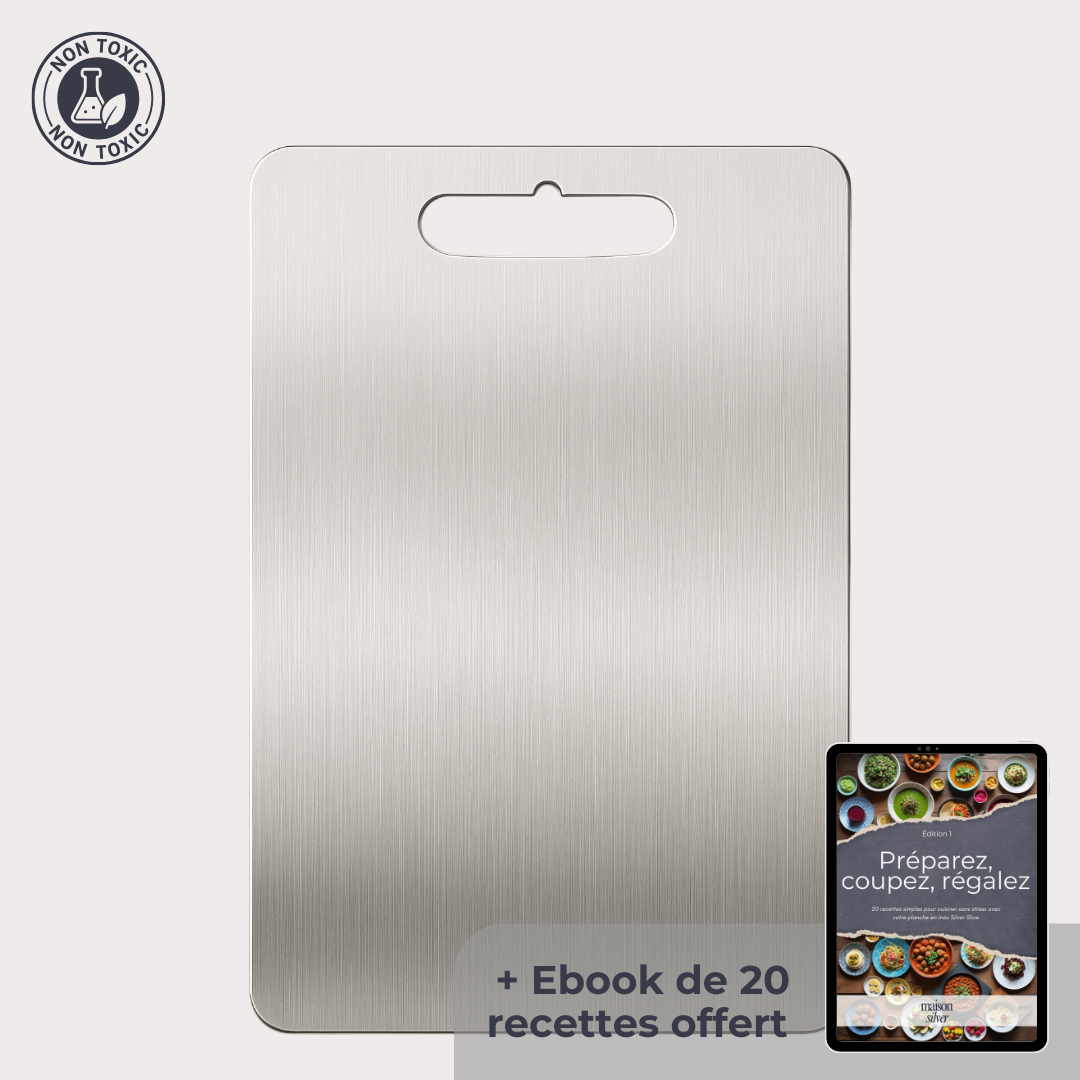Silver Slice - La planche à découper durable en inox