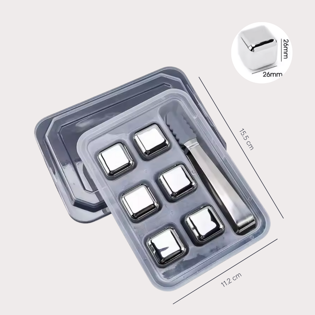 Silver Ice – Les glaçons réutilisables en inox