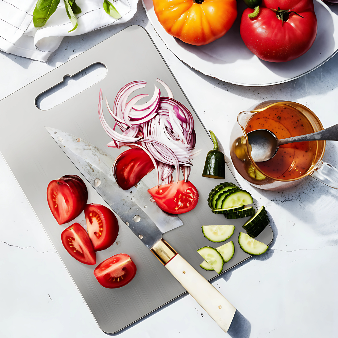 Silver Slice - La planche à découper durable en inox