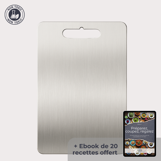 Silver Slice - La planche à découper durable en inox