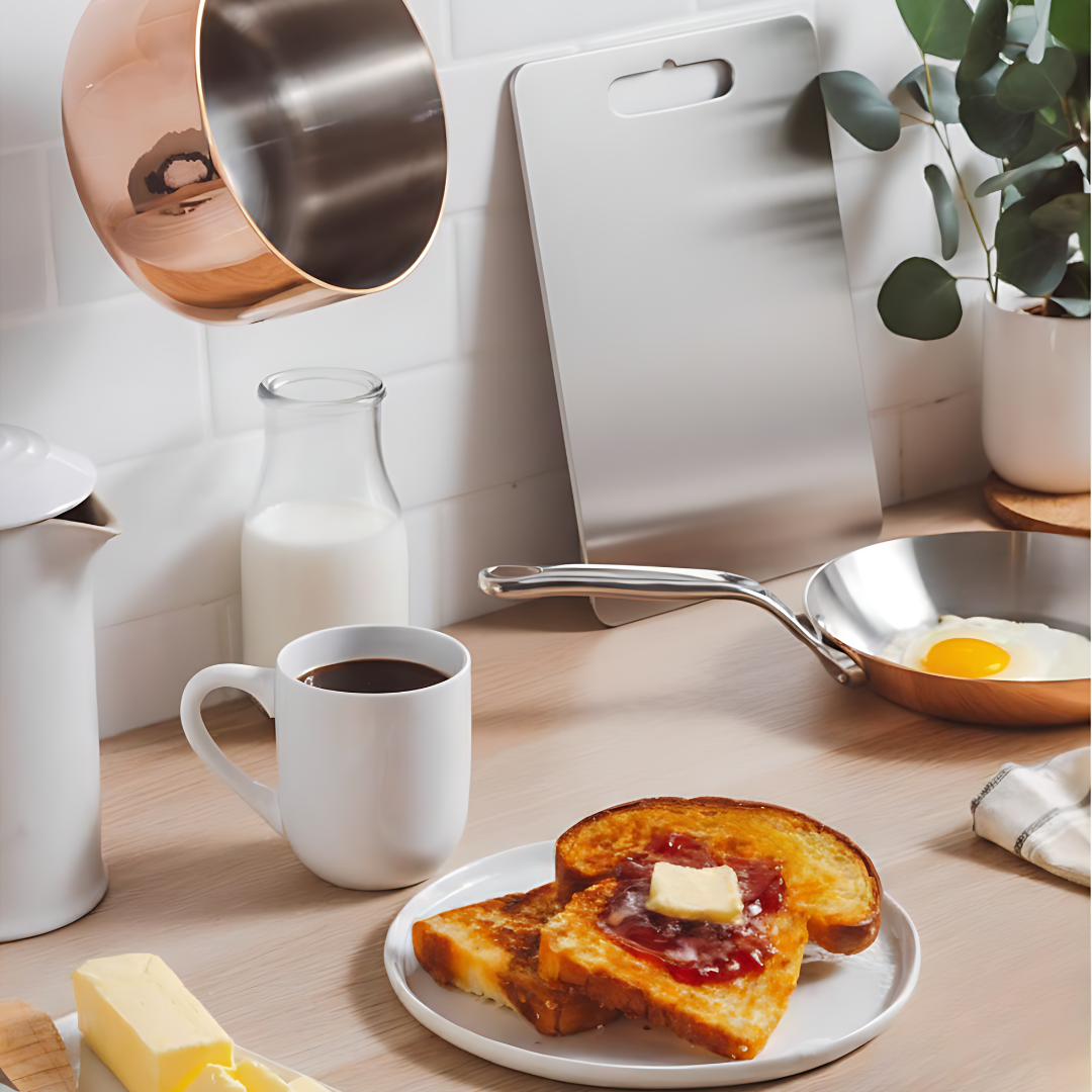 Silver Slice - La planche à découper durable en inox