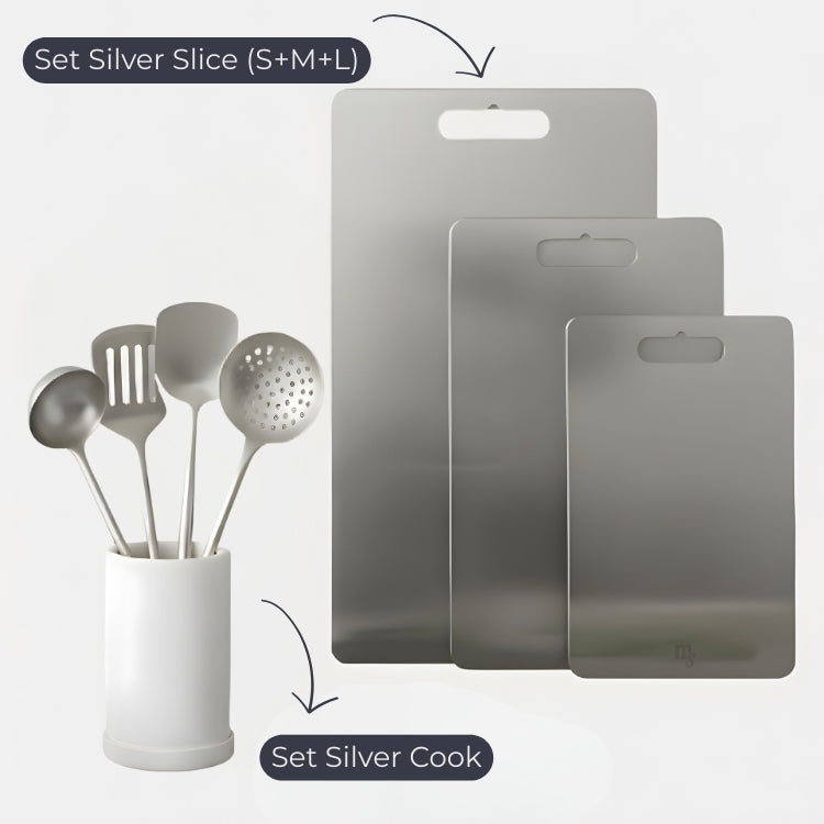 Pack inox - Set Silver Slice + Silver cook