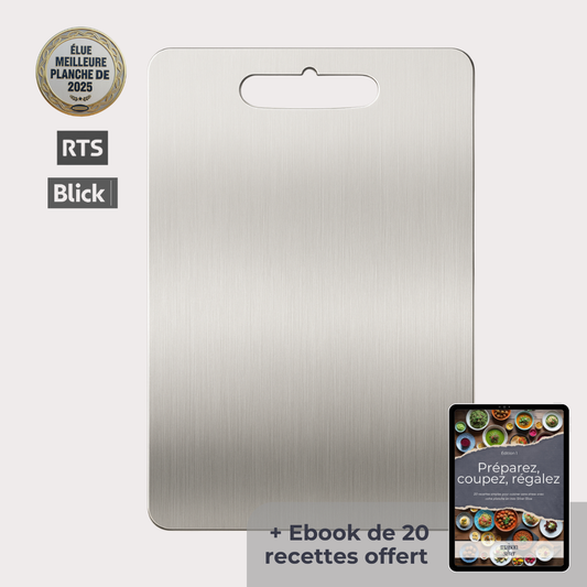 Silver Slice - La planche à découper durable en inox